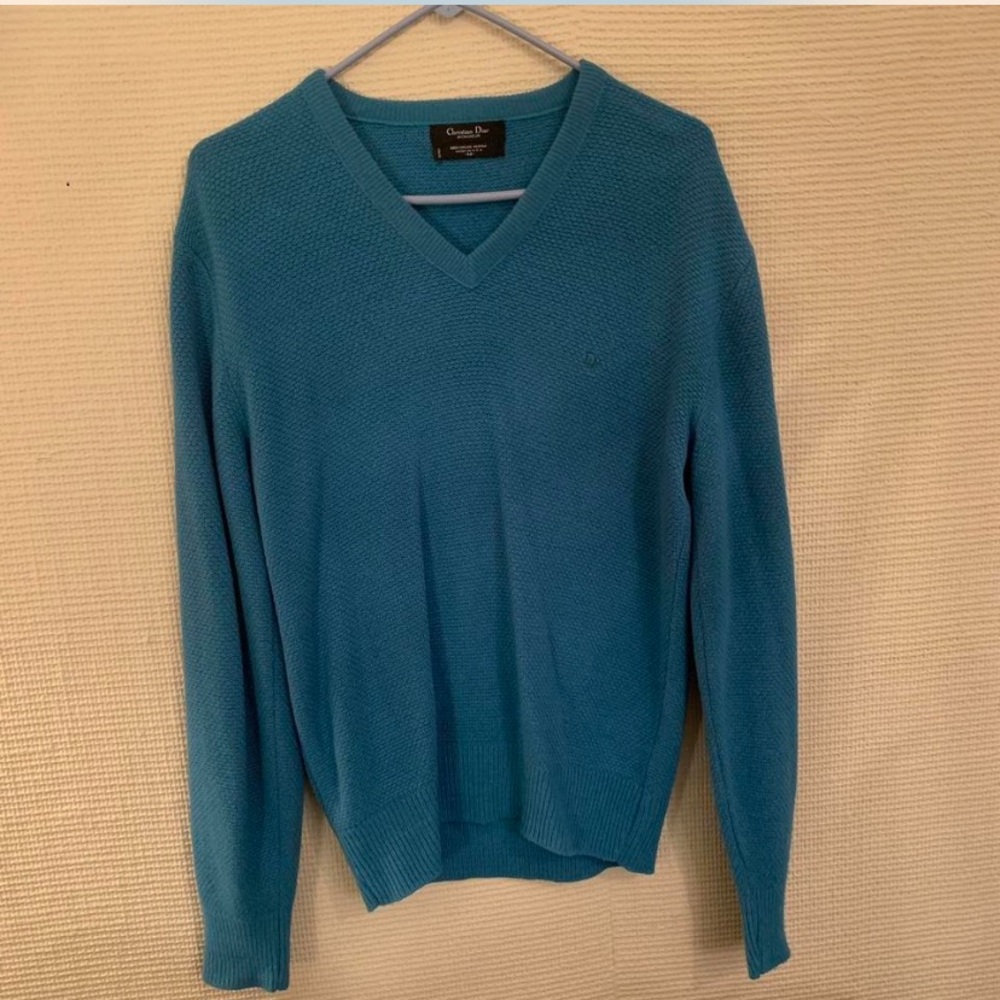 Christian Dior blue vintage sweater